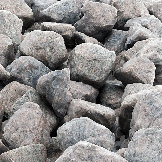 Rock stone collection 3D Model