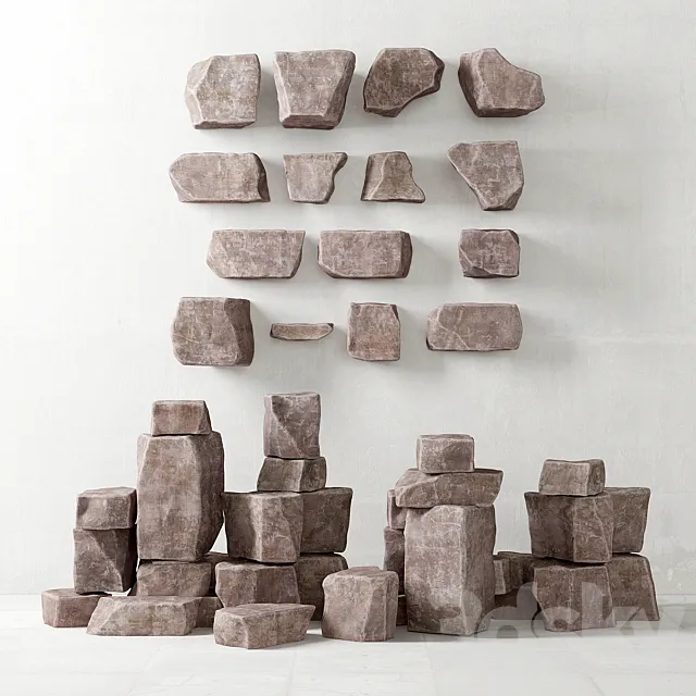 Rock stone collection _ Rock Stone Collection 3DModel