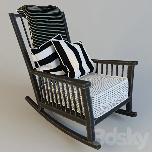 rocking chair 3D Model rocking chair 3D Model