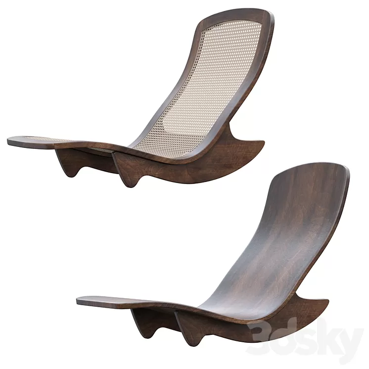 Rocking chair 3D Model Rocking chair 3D Model