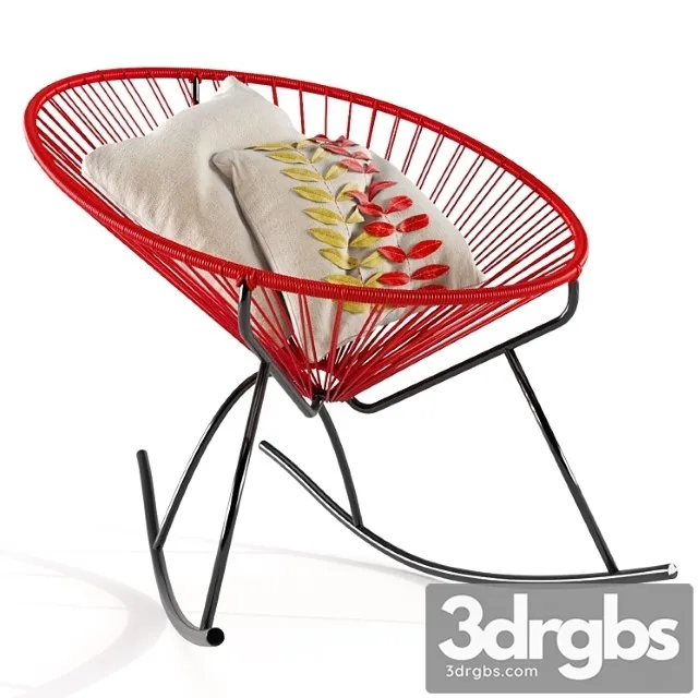 Rocking chair acapulco. 3D Model Download