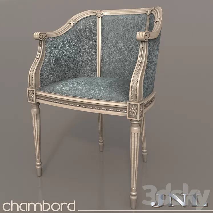 Rocking-chair Chambord by JNL 3D Model