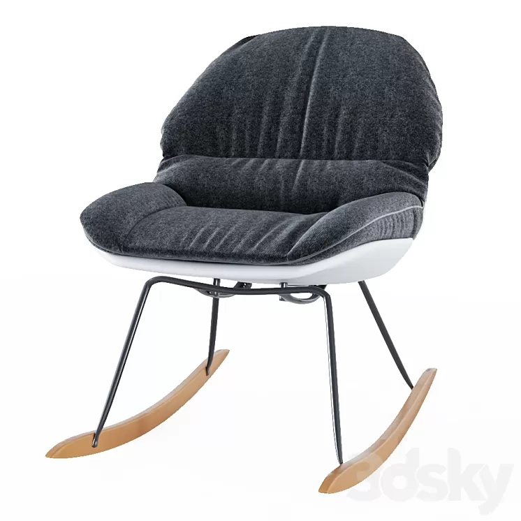 Rocking chair Cosmorelax Bay 3D Model 3DSKY Decor Helper