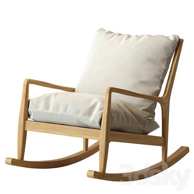 Rocking chair Dilma La Redoute 3D Model
