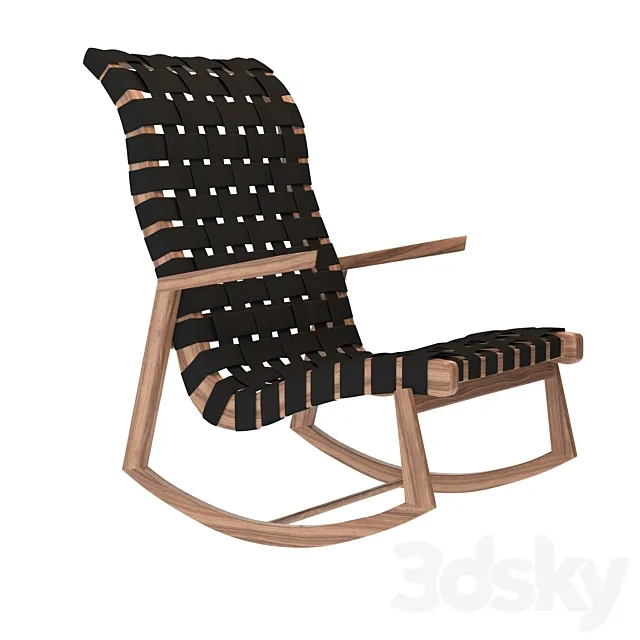 Rocking chair Highback Rapson 3DModel