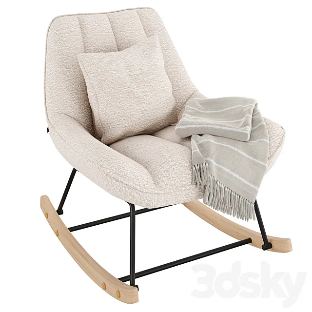 Rocking Chair Marlina 3D Model