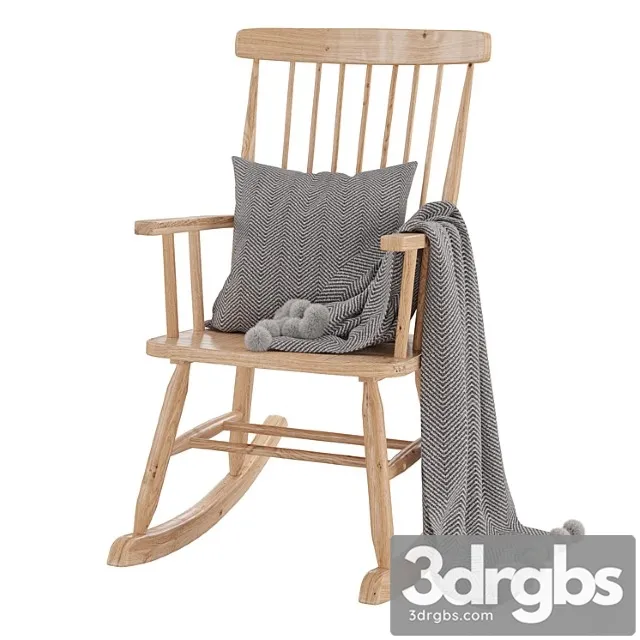 Rocking Chair Terenke 3D Model Download Rocking Chair Terenke 3D Model Download