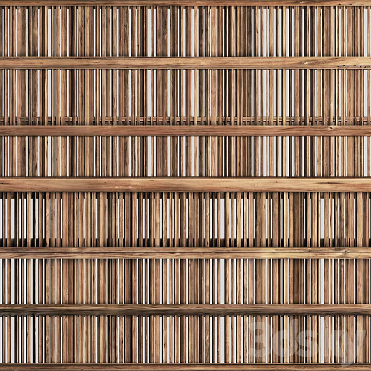 Rod screen construction n1 3D Model Free Download