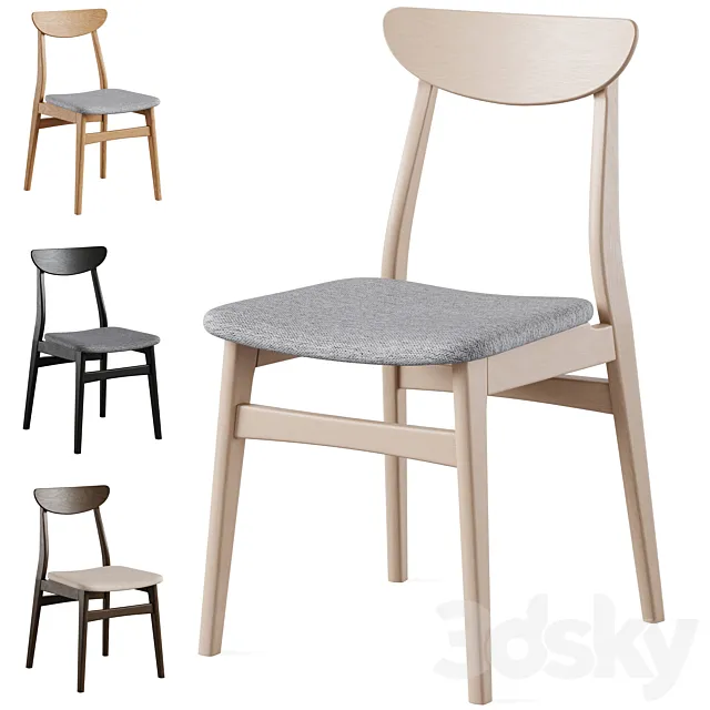 Rodham chair by Rowico Home 3D Model