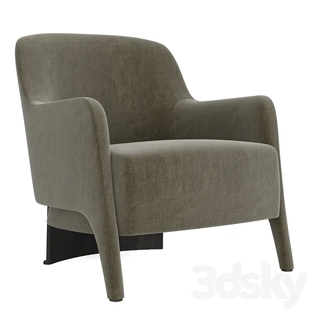 Rodolfo Dordoni Armchair 3DModel