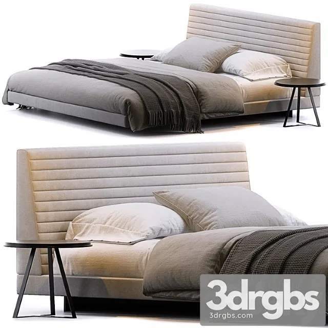Roger bed by Minotti 3D Model Download Roger bed by Minotti 3D Model Download