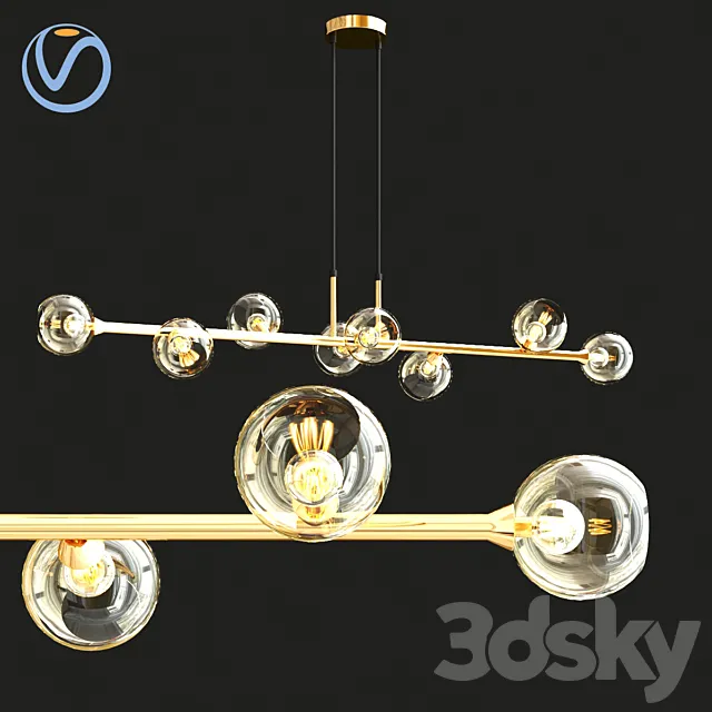 Roger pendant light 3D Model