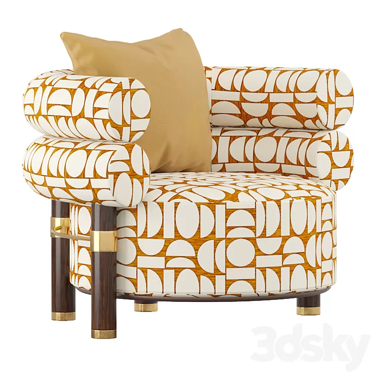 Rogers Armchair 3D Model Rogers Armchair 3D Model