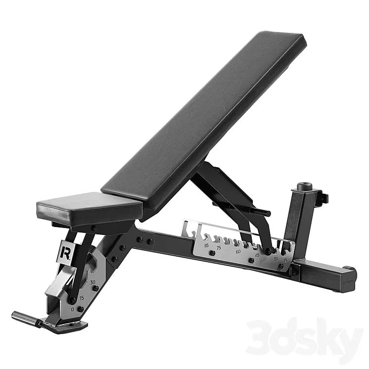Rogue Adjustable Bench 3D Model Free Download