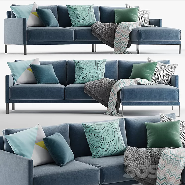 Rolf benz 008 CARA sofa 3D Model Rolf benz 008 CARA sofa 3D Model