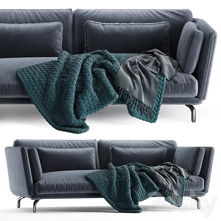 Rolf benz 525 rondo sofa 3D Model