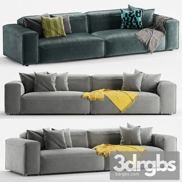 Rolf Benz 552 Mio Sofa 01 3D Model Download Rolf Benz 552 Mio Sofa 01 3D Model Download