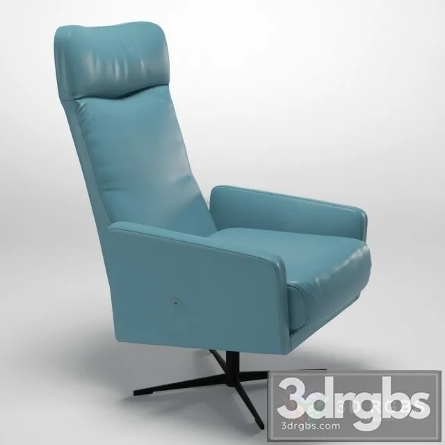 Rolf Benz 560 Armchair (2) 3D Model Download