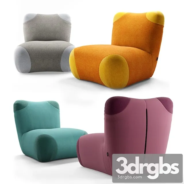 Rolf benz. chair freistil 171. 3D Model Download