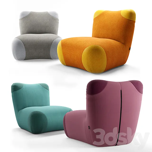 Rolf Benz. Chair Freistil 171. 3DModel Rolf Benz. Chair Freistil 171. 3DModel