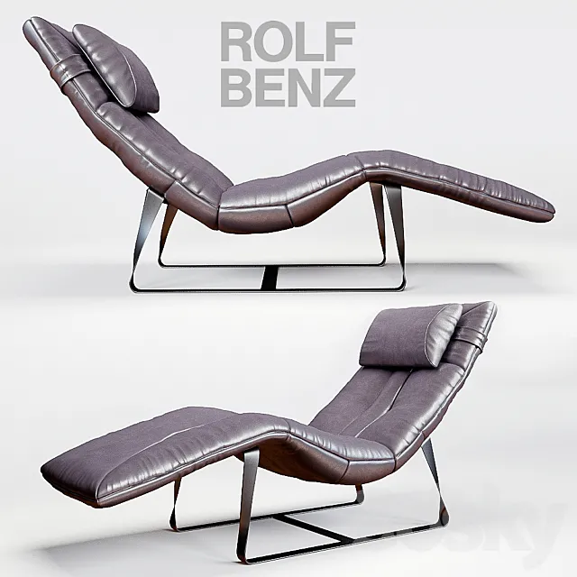 ROLF BENZ LC 360 Chaise Longue 3D Model ROLF BENZ LC 360 Chaise Longue 3D Model