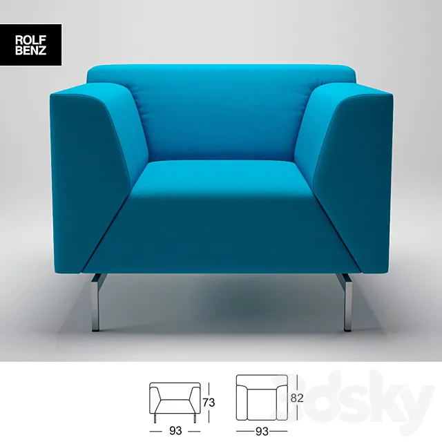 Rolf Benz Linea 3D Model Rolf Benz Linea 3D Model