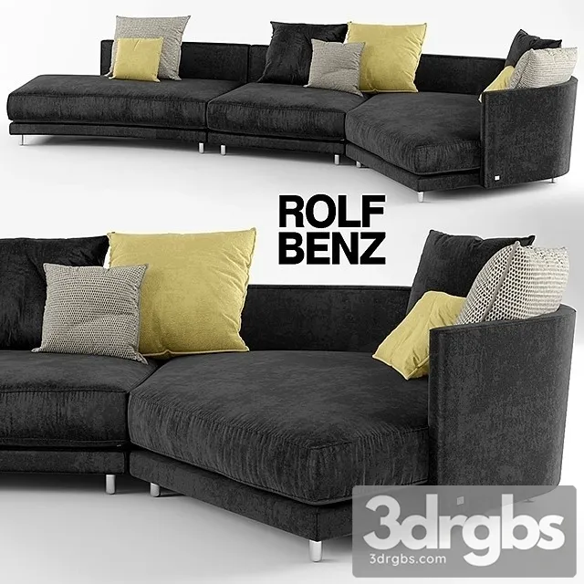 Rolf Benz Onda Sofa 3D Model Download Rolf Benz Onda Sofa 3D Model Download