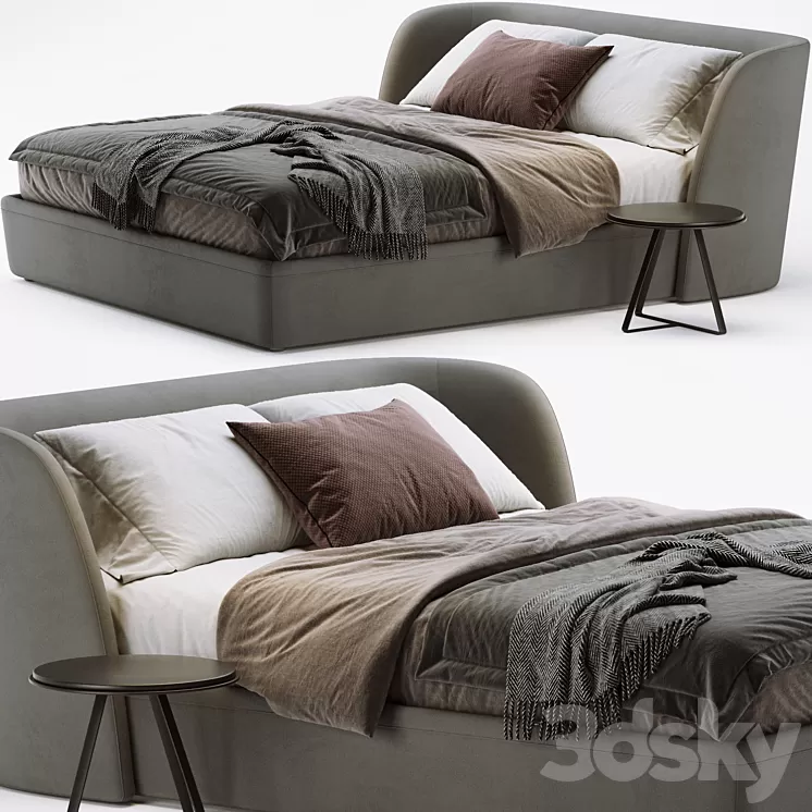 Rolf Benz Tondo Bed 3D Model