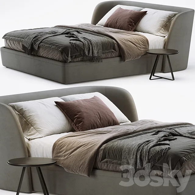 Rolf Benz Tondo Bed 3DModel Rolf Benz Tondo Bed 3DModel