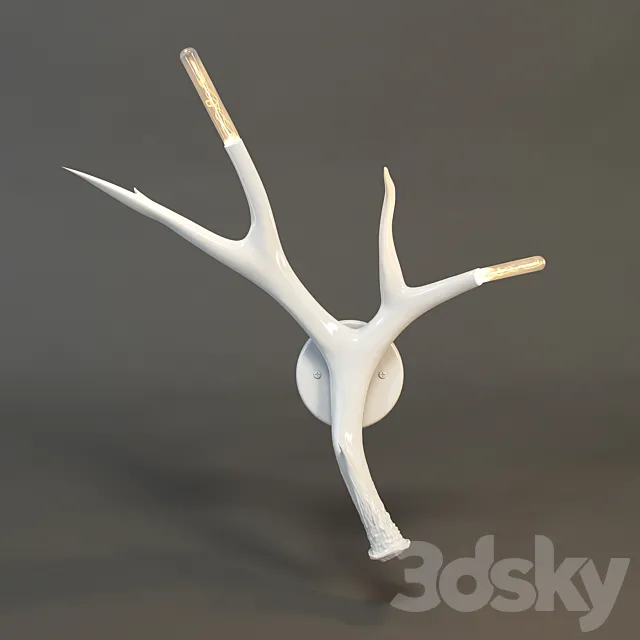 ROLL and HILL Superordinate Antler Sconce by Jason Miller 3D model 3D Model ROLL and HILL Superordinate Antler Sconce by Jason Miller 3D model 3D Model