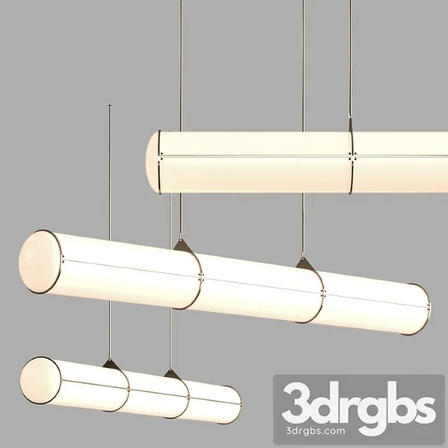 Roll & hill endless straight suspended lamp 3D Model Download Roll & hill endless straight suspended lamp 3D Model Download