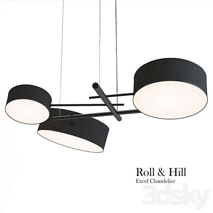 Roll & Hill – Excel Chandelier 3D Model Roll & Hill – Excel Chandelier 3D Model
