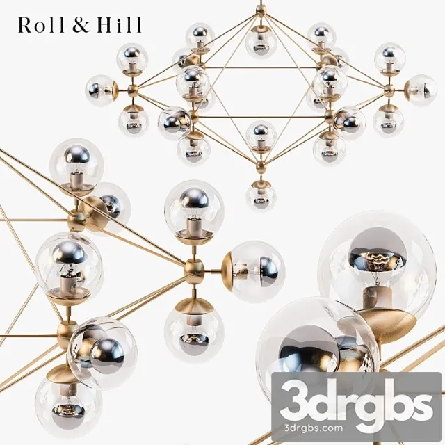 Roll Hill Modo 6 Sided Chandelier 3D Model Download Roll Hill Modo 6 Sided Chandelier 3D Model Download