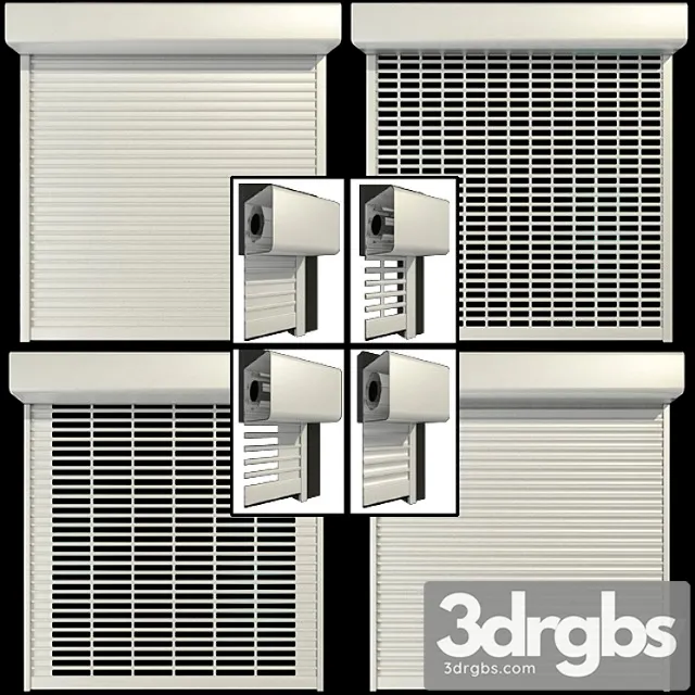 Roll Shutter Systems 2 3D Model Download Roll Shutter Systems 2 3D Model Download