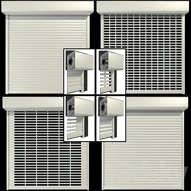 Roll shutter systems 3D Model