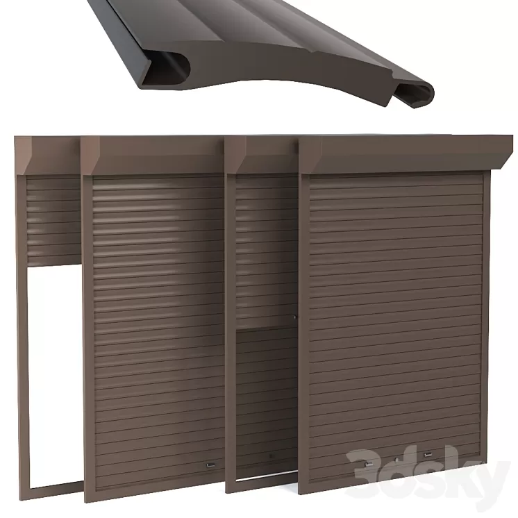 Roll shutter systems 3D Model Roll shutter systems 3D Model