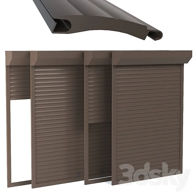 Roll shutter systems 3DModel