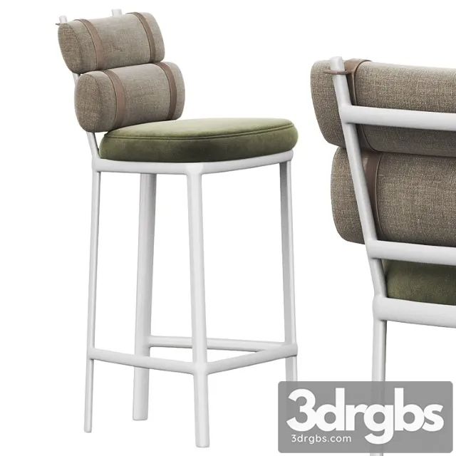 Roll stool by kettal 2 3D Model Download Roll stool by kettal 2 3D Model Download