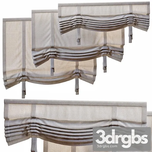 Roll Up Blinds 1500 3D Model Download