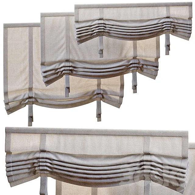 ROLL UP BLINDS 1500 3D Model ROLL UP BLINDS 1500 3D Model