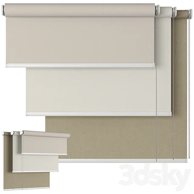 Roller Blind 06 | English Blinds | Sweet dreams 3D Model Roller Blind 06 | English Blinds | Sweet dreams 3D Model