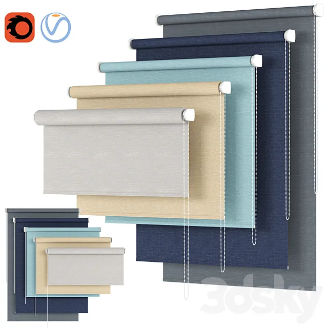 Roller Blind 11 | Harrow 3DModel Roller Blind 11 | Harrow 3DModel