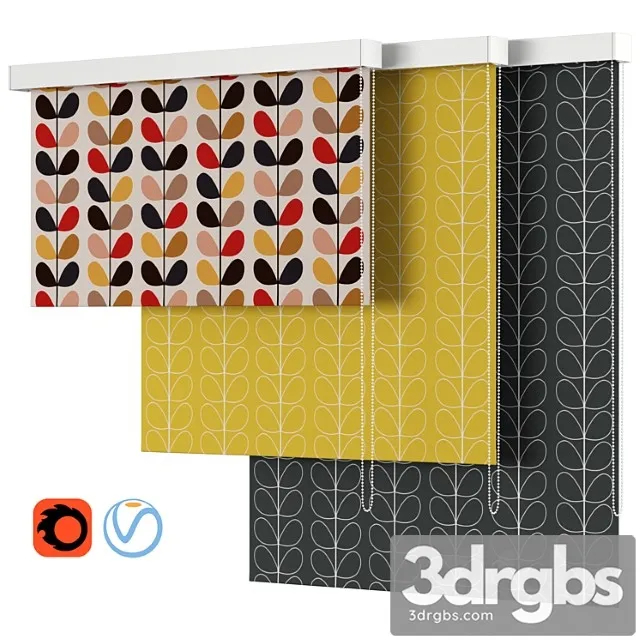 Roller Blind 44 John Lewis Partners Orla Kiely 3D Model Download