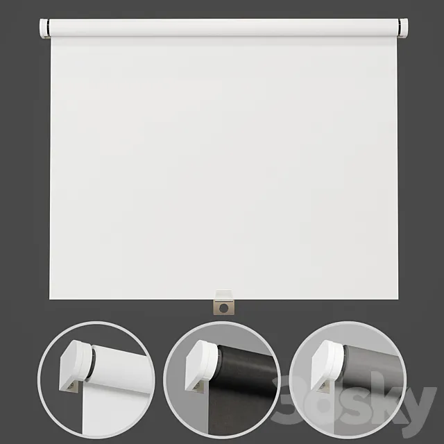 Roller blind Ikea Tuppler 3DModel Roller blind Ikea Tuppler 3DModel
