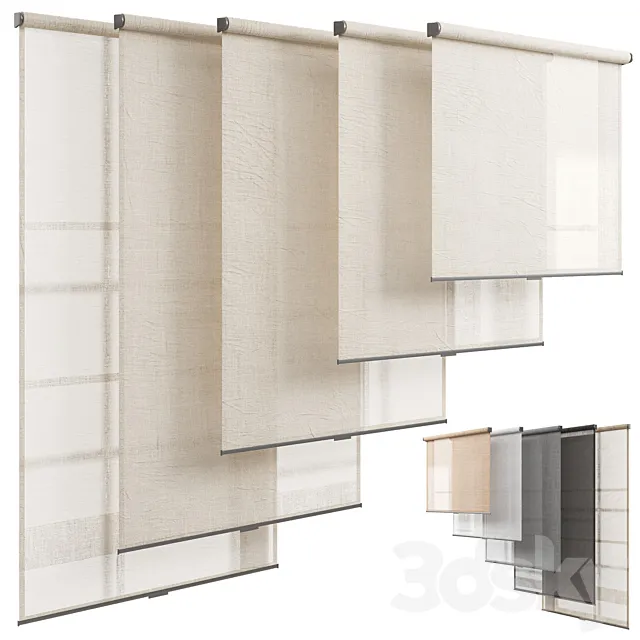 Roller blinds 27_ roller blinds 3D Model