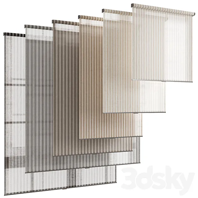 Roller blinds 28_ roller blinds 3D Model