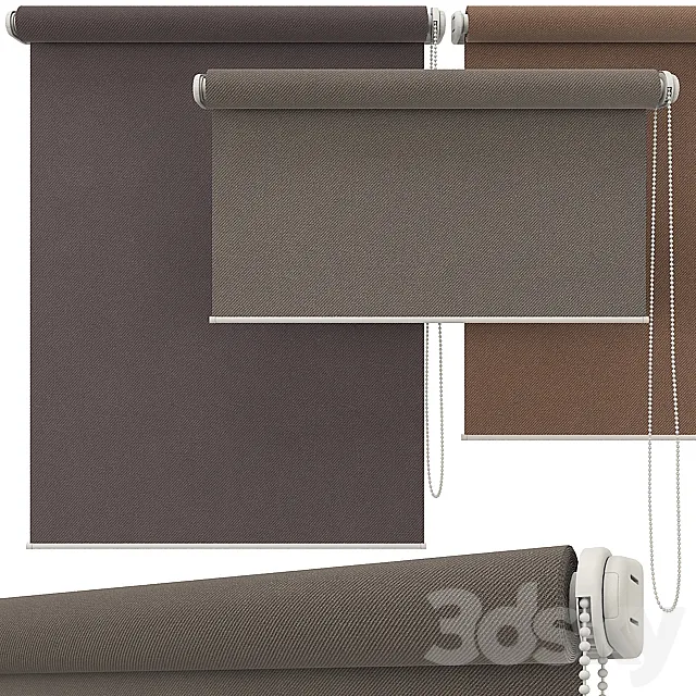 Roller blinds 3DModel Roller blinds 3DModel