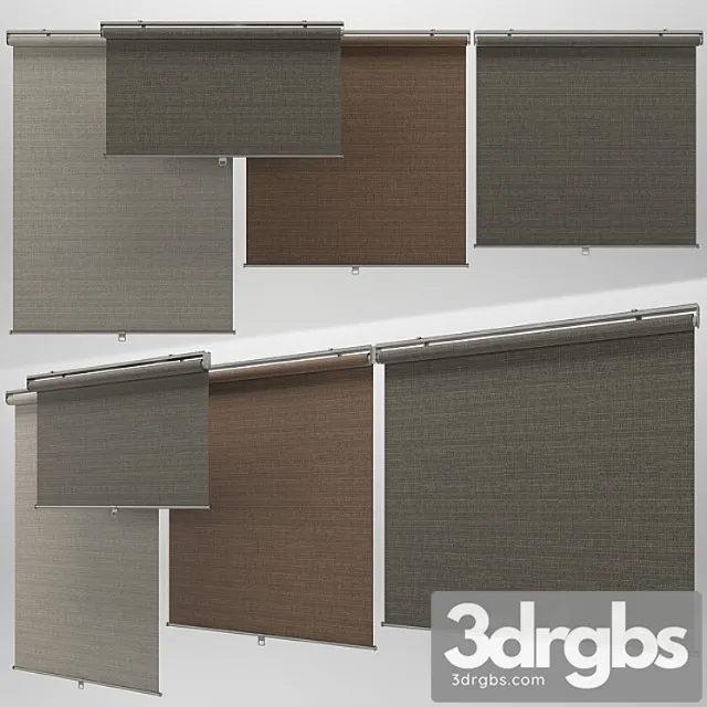 Roller blinds ikea 3D Model Download
