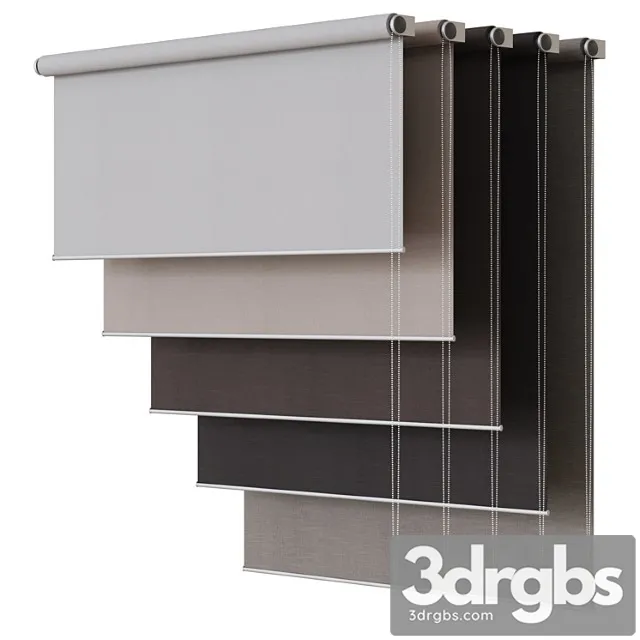 Roller blinds set ?4 Roller blinds set ?4