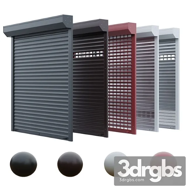 Roller Shutter For Garage 3D Model Download Roller Shutter For Garage 3D Model Download
